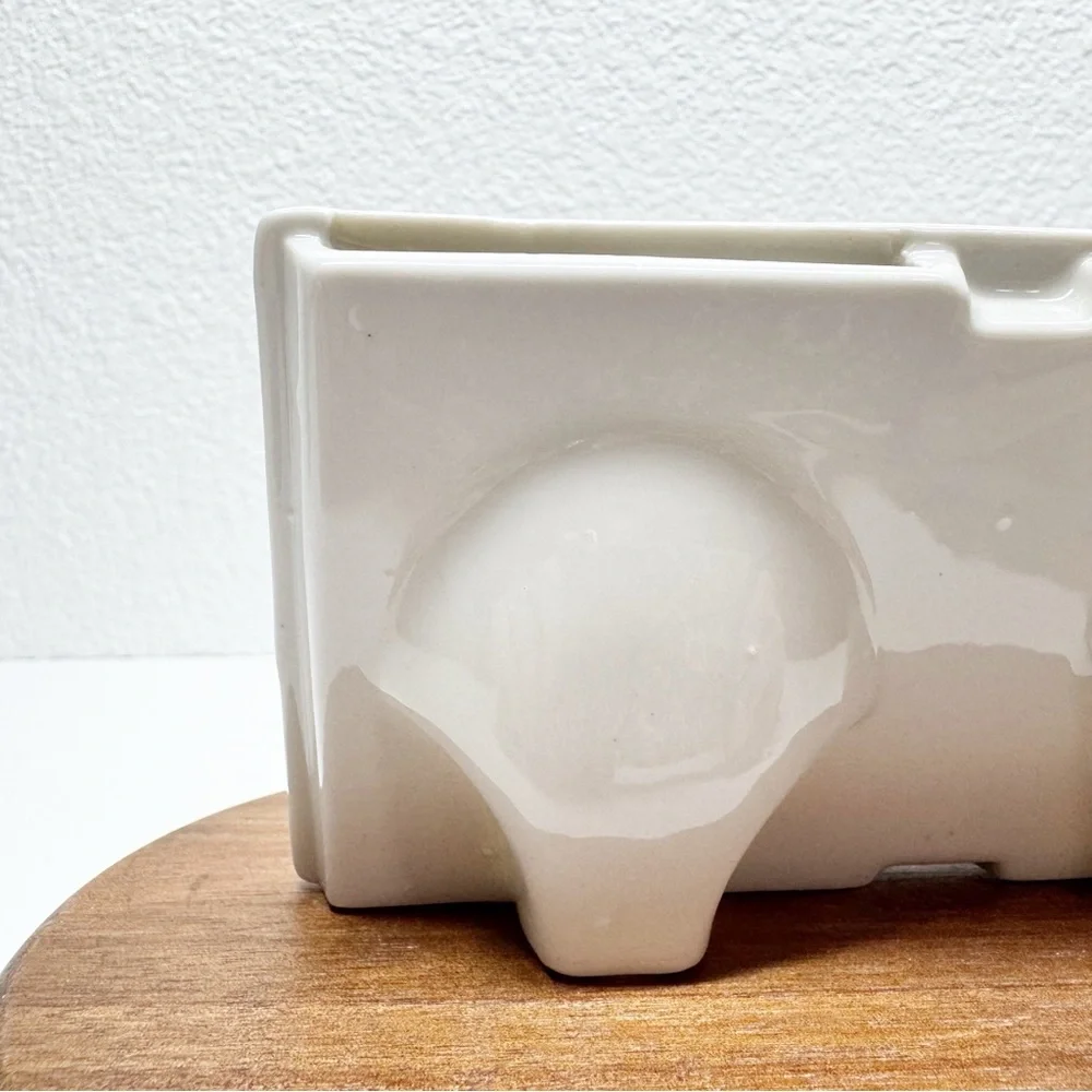 Vintage Porcelain Floral Double Heart Picture Frame